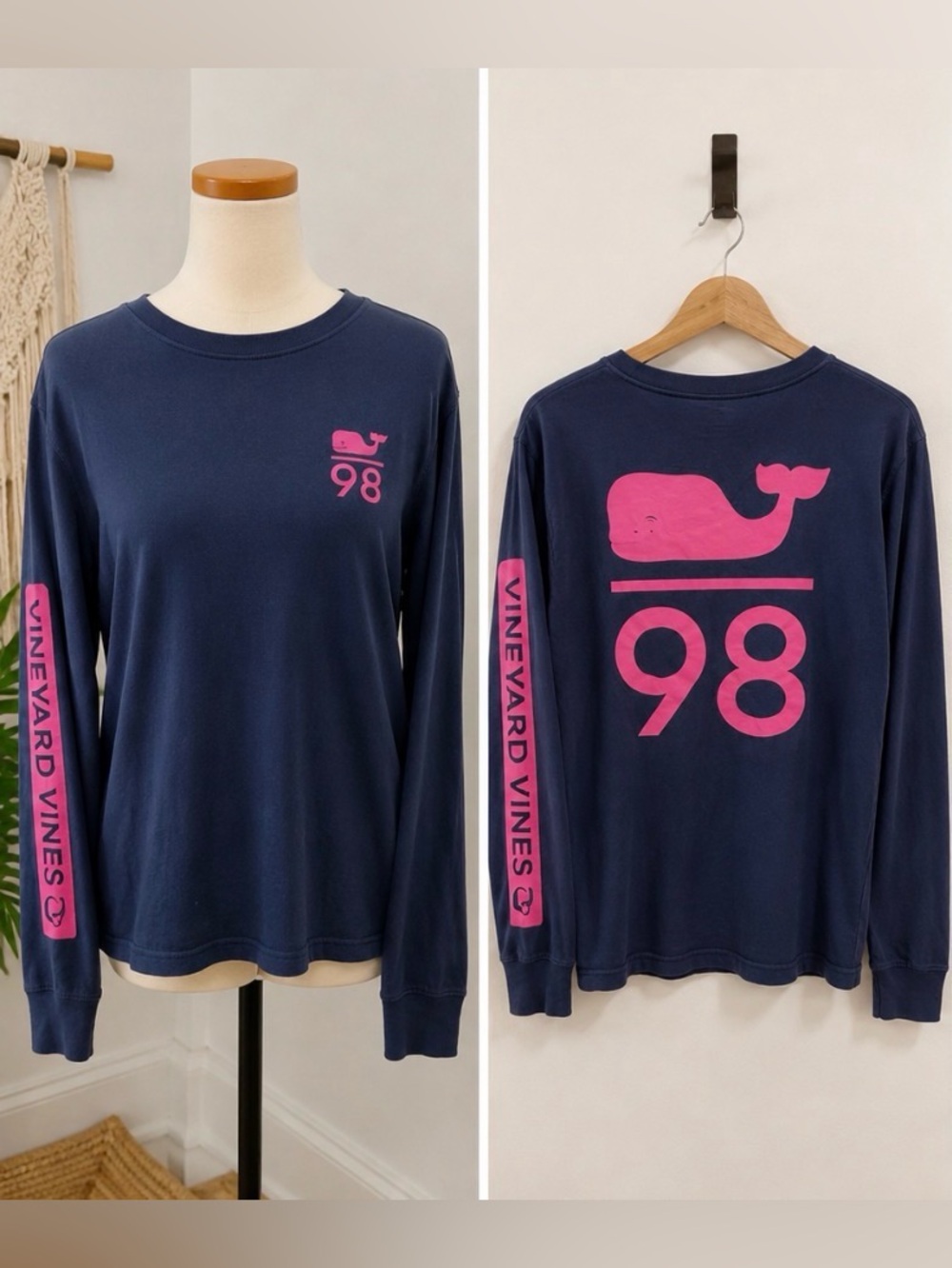 Vineyard Vines Long Sleeve Graphic Tee – Size Medium